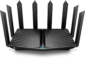 TP-Link Roteador AX6000 Wi-Fi 6 (Archer AX80) – Banda dupla, porta WAN/LAN de 2,5 Gbps, transmissão de 8K, roteador de Internet sem fio com OneMesh e modo AP, cobertura de longo alcance, WPA3,