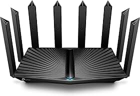TP-Link Roteador AX6000 Wi-Fi 6 (Archer AX80) – Banda dupla, porta WAN/LAN de 2,5 Gbps, transmissão de 8K, roteador de Internet sem fio com OneMesh e modo AP, cobertura de longo alcance, WPA3,