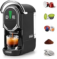 Vista 1 de Máquina Mini Espresso Magician1 para Nespresso Original, Dolce Gusto, Lavazza Blue, Cápsulas ESE y Café Molido, Máquina de Café de 19 Bares