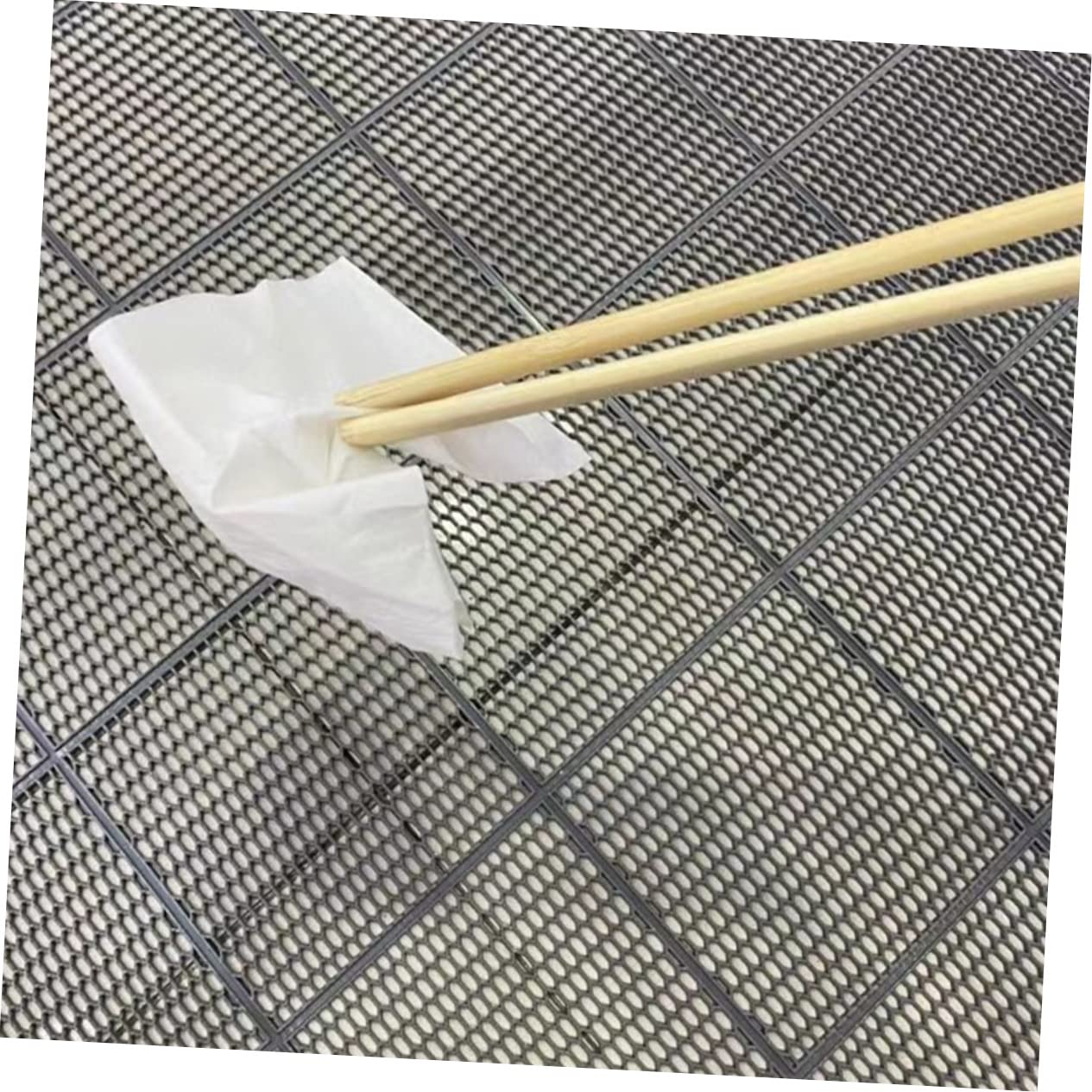 TOVINANNA 2pcs Long Bamboo Litter Tongs Trash Picker Grabber Tool for Outdoor Cleaning