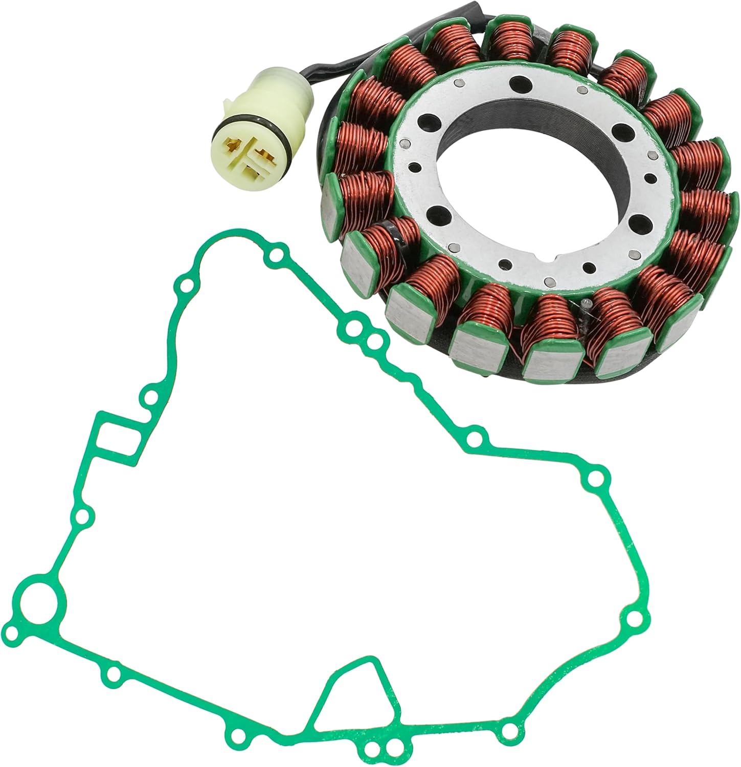 Caltric Stator and Gasket Compatible With Kawasaki Kfx700 Kfx 700 Ksv700 Ksv 700 2004-2009
