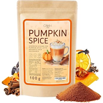 OMH Pumpkin Spice Latte Spice 100 g Pumpkin Spice PSL Vegan Sweet Autumn Mix