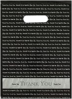 Vista 1 de Bolsas de plástico negras con mango troquelado "Thank You" de 9x12 50/cs- marca Bags Direct