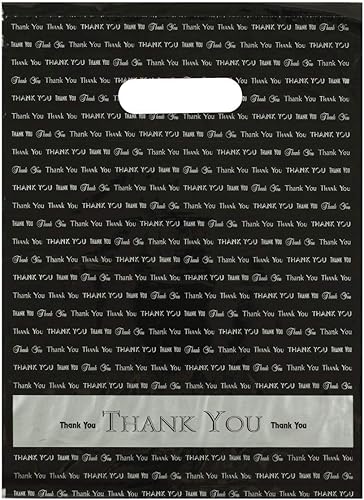 Miniatura 8 de 9x 12" Thank You "Die Cut Mango Bolsas de plástico 50CsBolsas marca directa, Verde lima (Lime Green), 1