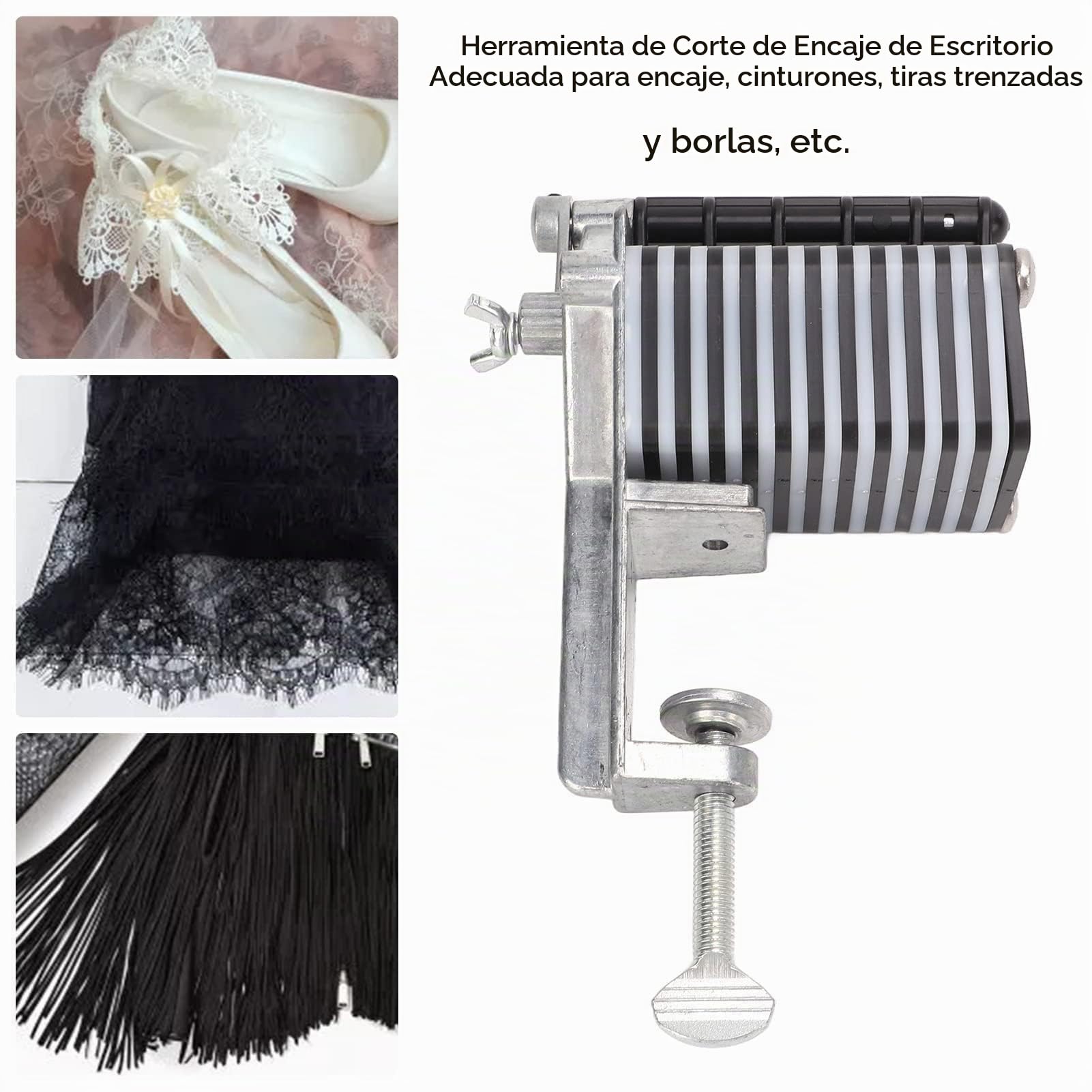 Cortador de Tiras de Cuero, Herramienta de Trabajo para Tejer, Hacer Flecos, Cinturones y Puntas de Cuero