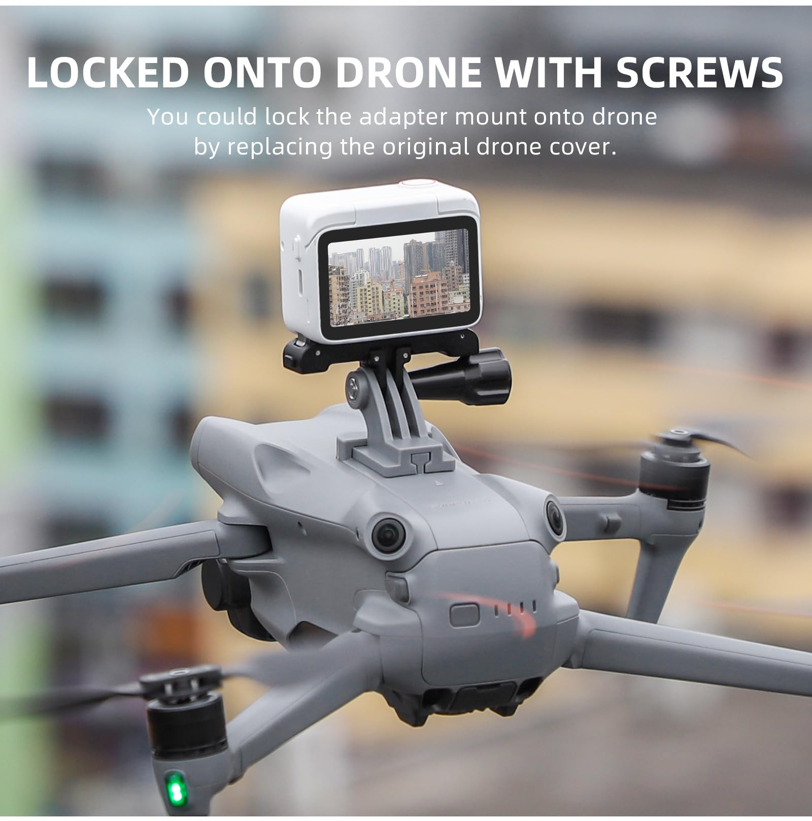 Produktbild von Drohne Störsender Geomagnetischer Dropper Für DJI FLIP Drohnen – 100g Nutzlast, Mit Kamerahalterung! Insta360 Go3