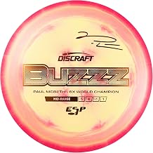 Discraft ESP Buzzz Paul McBeth 6X Signature Series 173-174 Gram Mid-Range Golf Disc
