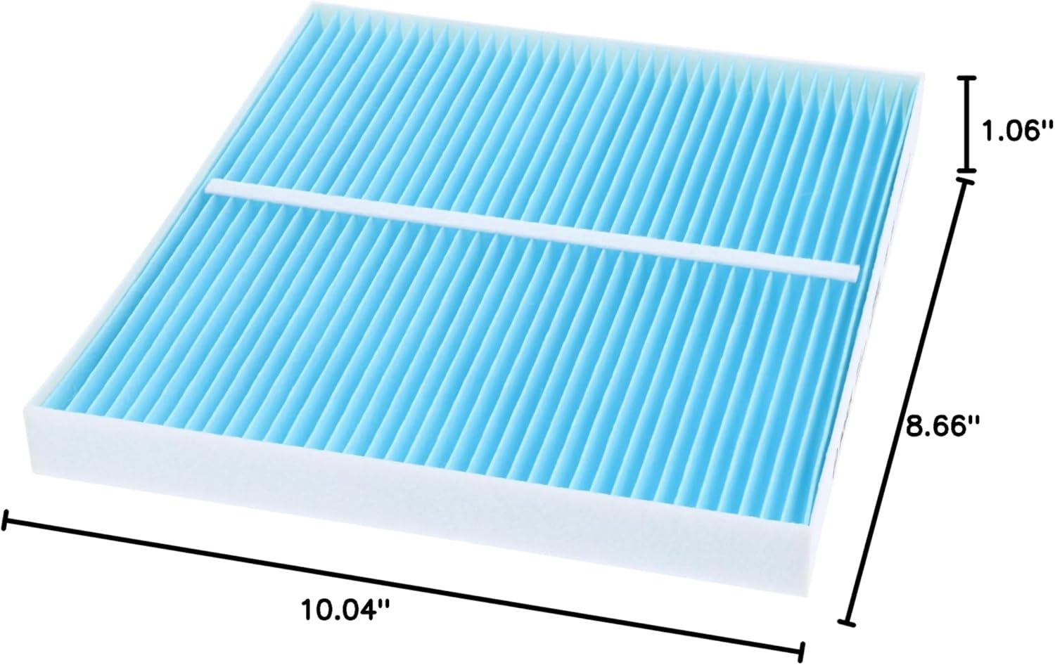 BOSCH 6060C HEPA Cabin Air Filter - Compatible with Select Chevrolet Cobalt, HHR; Pontiac G5, Pursuit; Saturn Ion