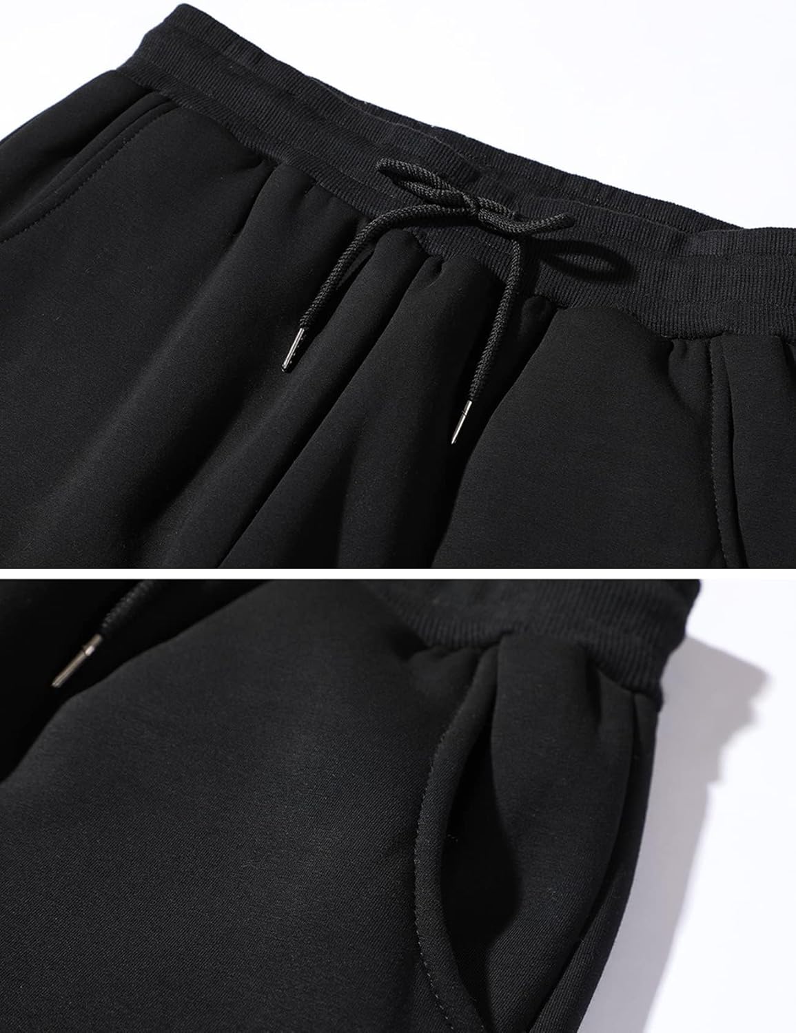 Flygo Men's Fleece Lined Sherpa Sweatpants Winter Warm Pants Jogger Lounge Athletic Pant with Pockets - Image 7