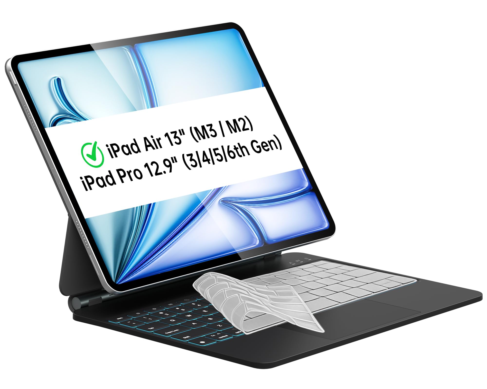 Amazon.com: Otuoor iPad Air 13-inch Case Keyboard (M3 2025/M2 2024 