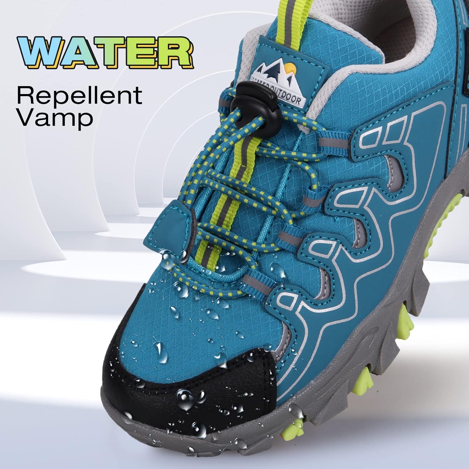 Boys Girls Hiking Trail Shoes Waterproof Slip Resistant Outdoor Trekking Walking Running Sneakers(Little/Big Kids) - Image 4