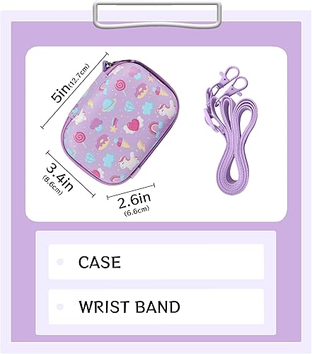 Miniatura 10 de Leayjeen Funda para cámara infantil compatible con OUTUVAS/Goopow/Mgaolo/HOOMOON/Juguetes de cámara para niños y videocámara digital para niños