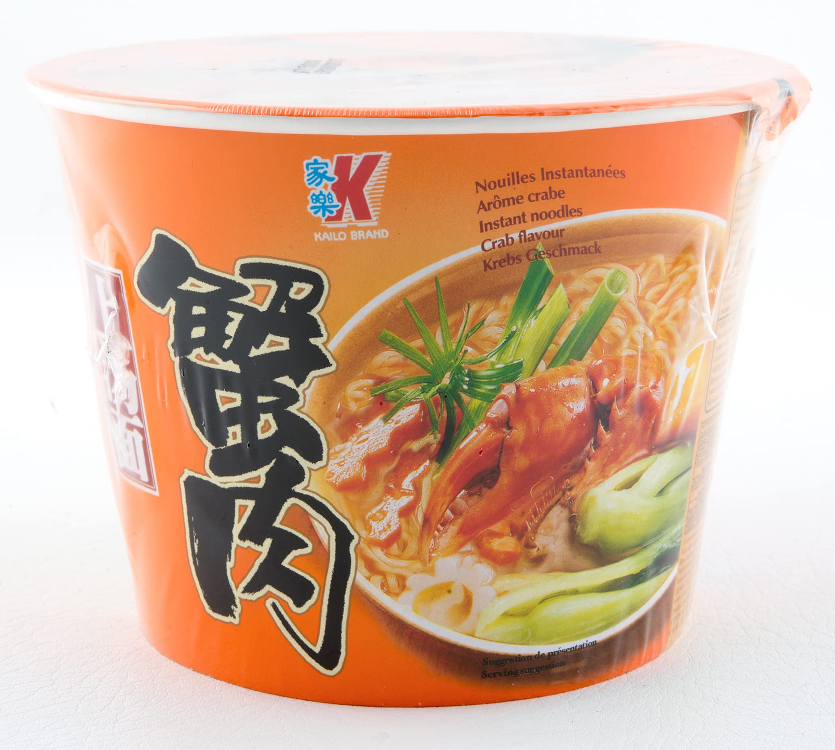 Fideos instantáneos Kailo en cuenco de 120 g – Lote de 12 cuencos – Envío gratis a Francia – Envío desde Francia por la sté Bo Time (cangrejo)