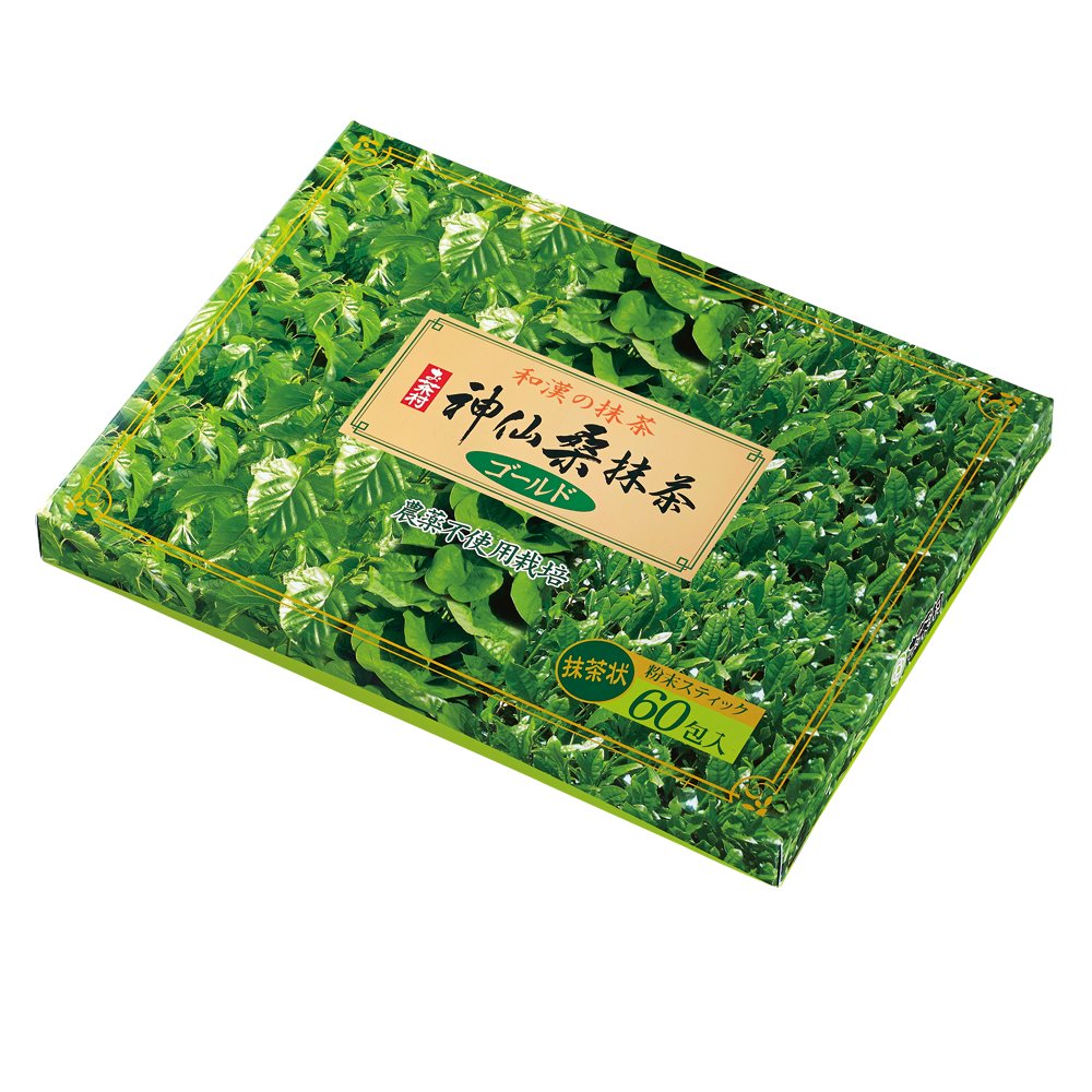 Amazon | お茶村 神仙桑抹茶ゴールド 60包入 | お茶村 | ハーブティー 通販
