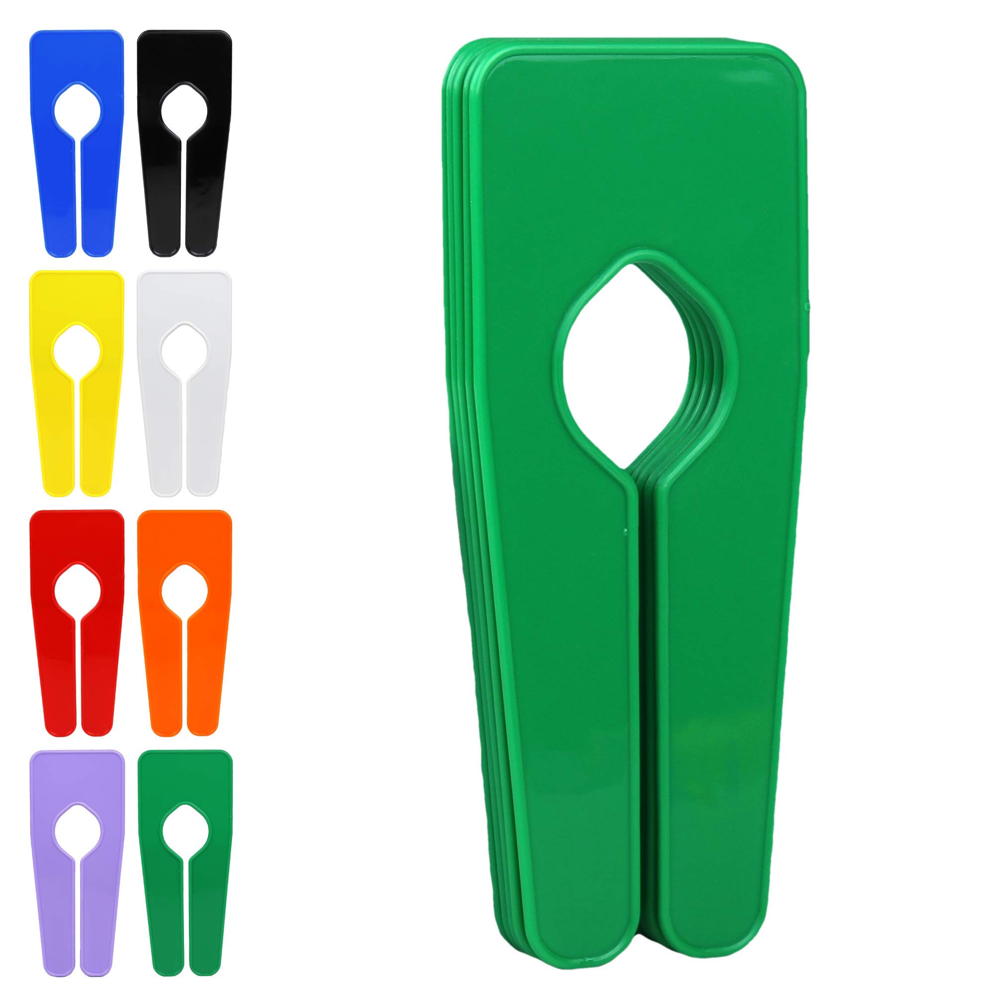 The Hanger Store Green 5 Rail Dividers For Clothes Rails And Wardrobes