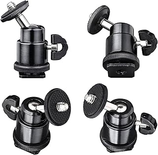 رأس كروي معدني بزاوية دوران 360 درجة من JMARY: استمتع بالحمل الخفيف والتحكم السلس مع هذا الرأس الكروي الدوار الخفيف الوزن، الذي يضمن لك تجربة تصوير مريحة وسلسة. (الموديل: BH-02)