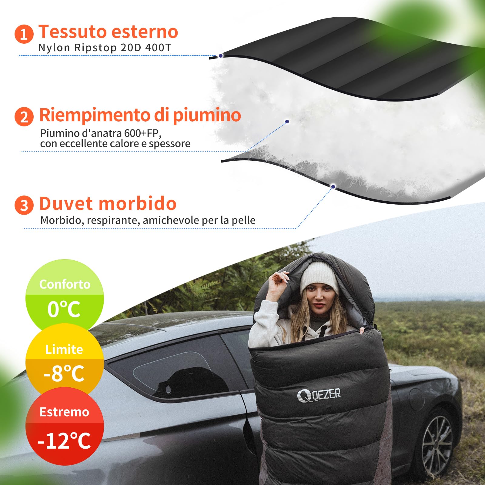 AEGISMAX Wind Hard Tiny Pro 10D 800FP Trapunta multifunzionale per sacco a pelo, amaca per sacco a pelo da campeggio ultraleggera indossabile 18 AEGISMAX Wind Hard Tiny Pro 10D 800FP Trapunta multifunzionale per sacco a pelo, amaca per sacco a pelo da campeggio ultraleggera indossabile 18