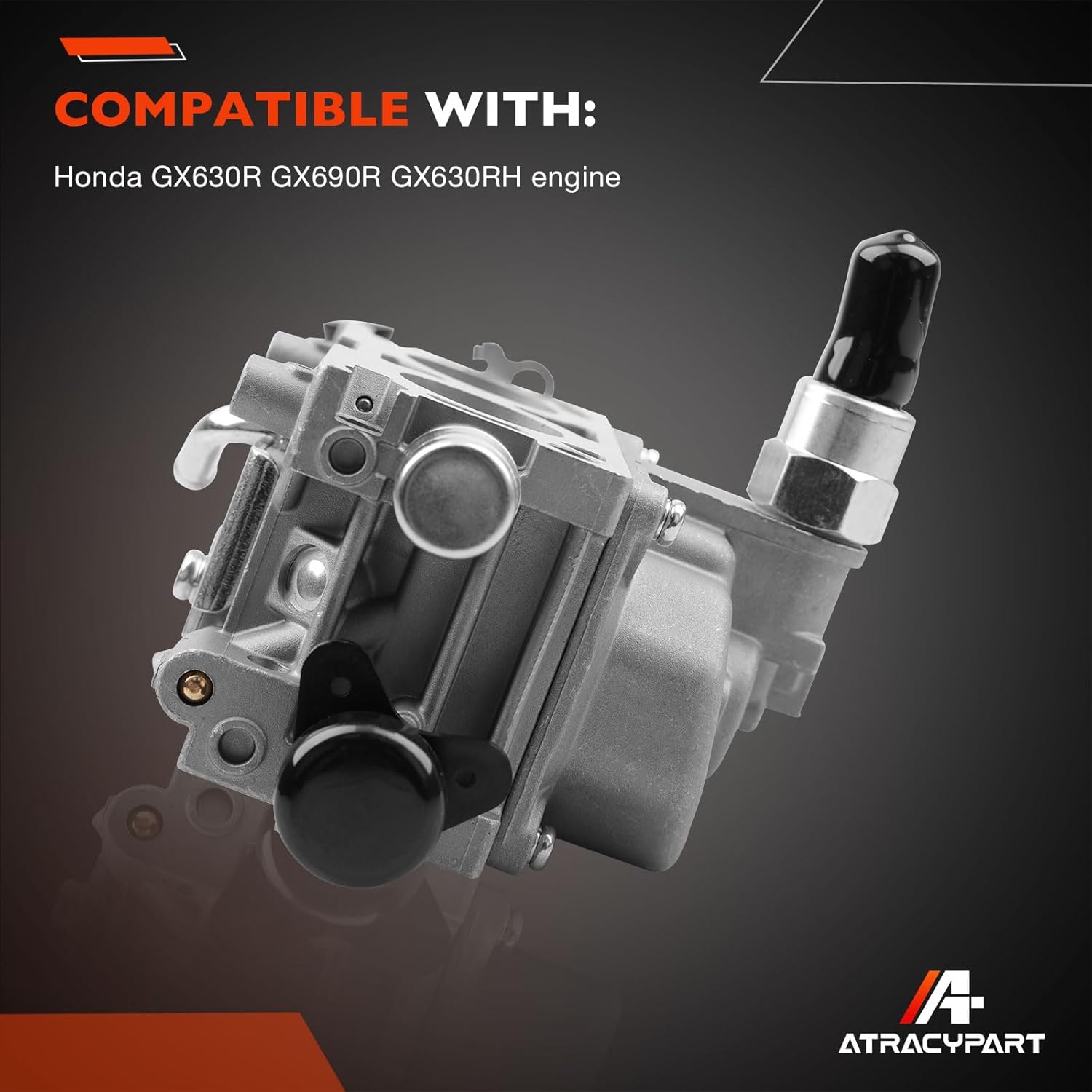 GX690 Carburetor Compatible with Honda GX630 GX630R GX630RH GX660 GX 690 GX690R Carb BK07A D Carb Replace# 16100-Z9E-033 16100-Z9E-023 16100-Z9E-003