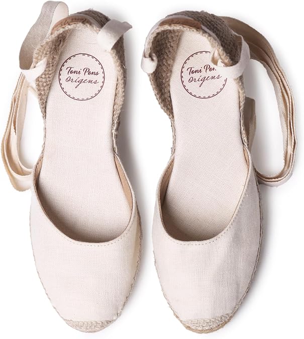TONI PONS CALONGE - Vegan Valencian Espadrilles for Women Made of Cotton Fabric.