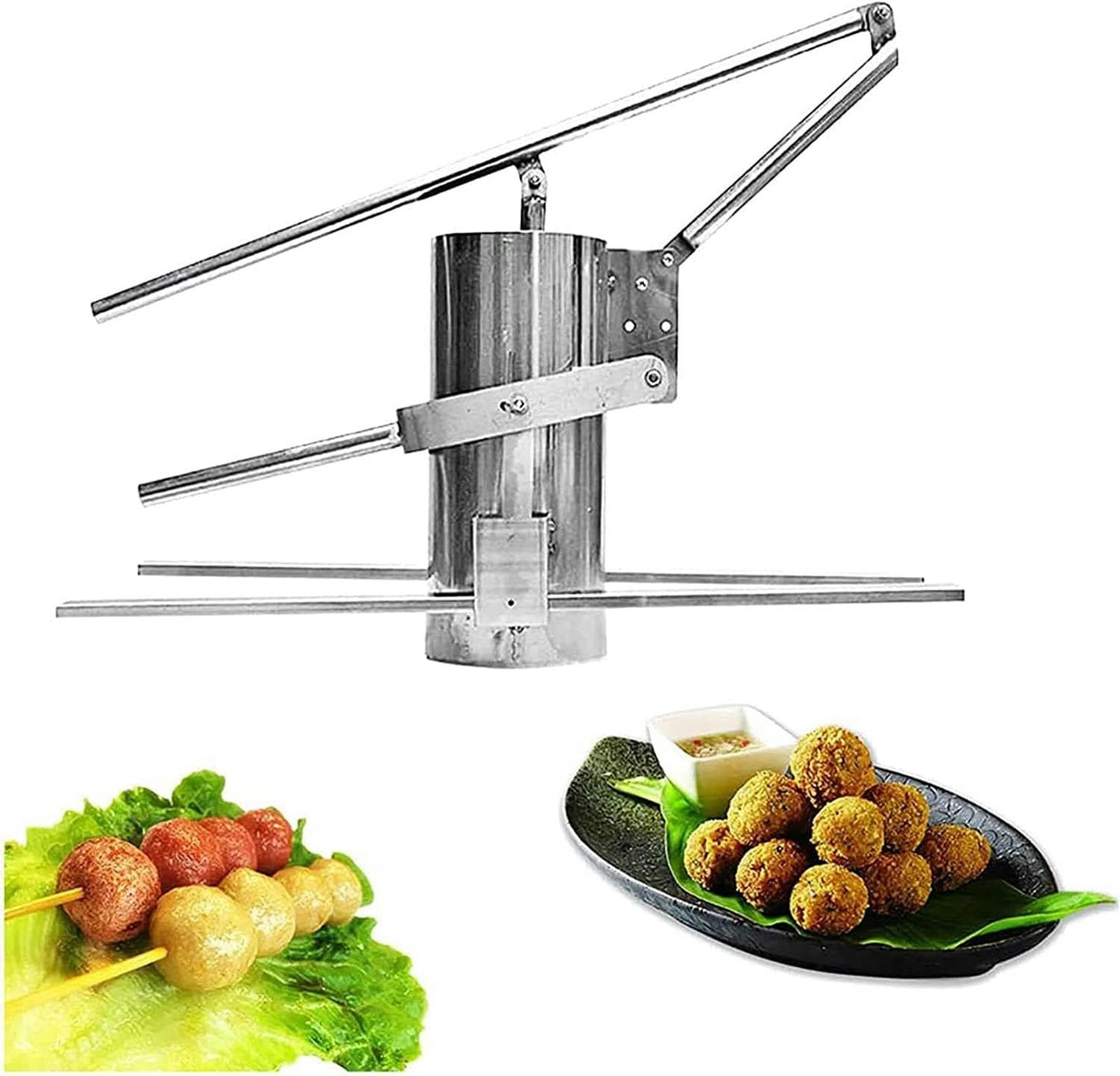 Petites boulettes de légumes et de poisson machine de moulage en inox