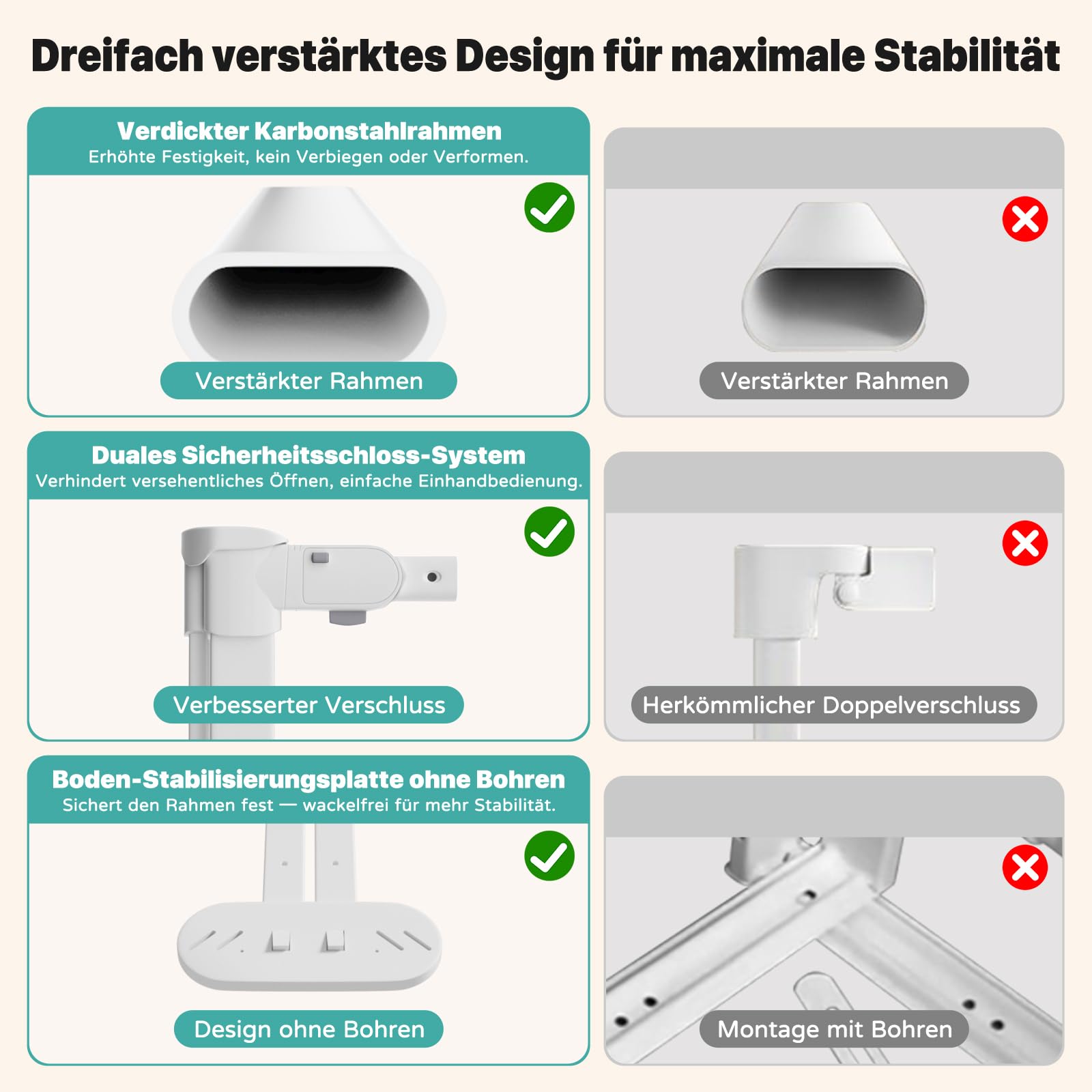 Redcoutt Barrera de Cama(140CM) — Barrera Seguridad Niños Cama con Elevación Vertical, Apta para Camas Infantiles, Lecho de Adultos y Lecho de Madera Maciza (Envase Individual)