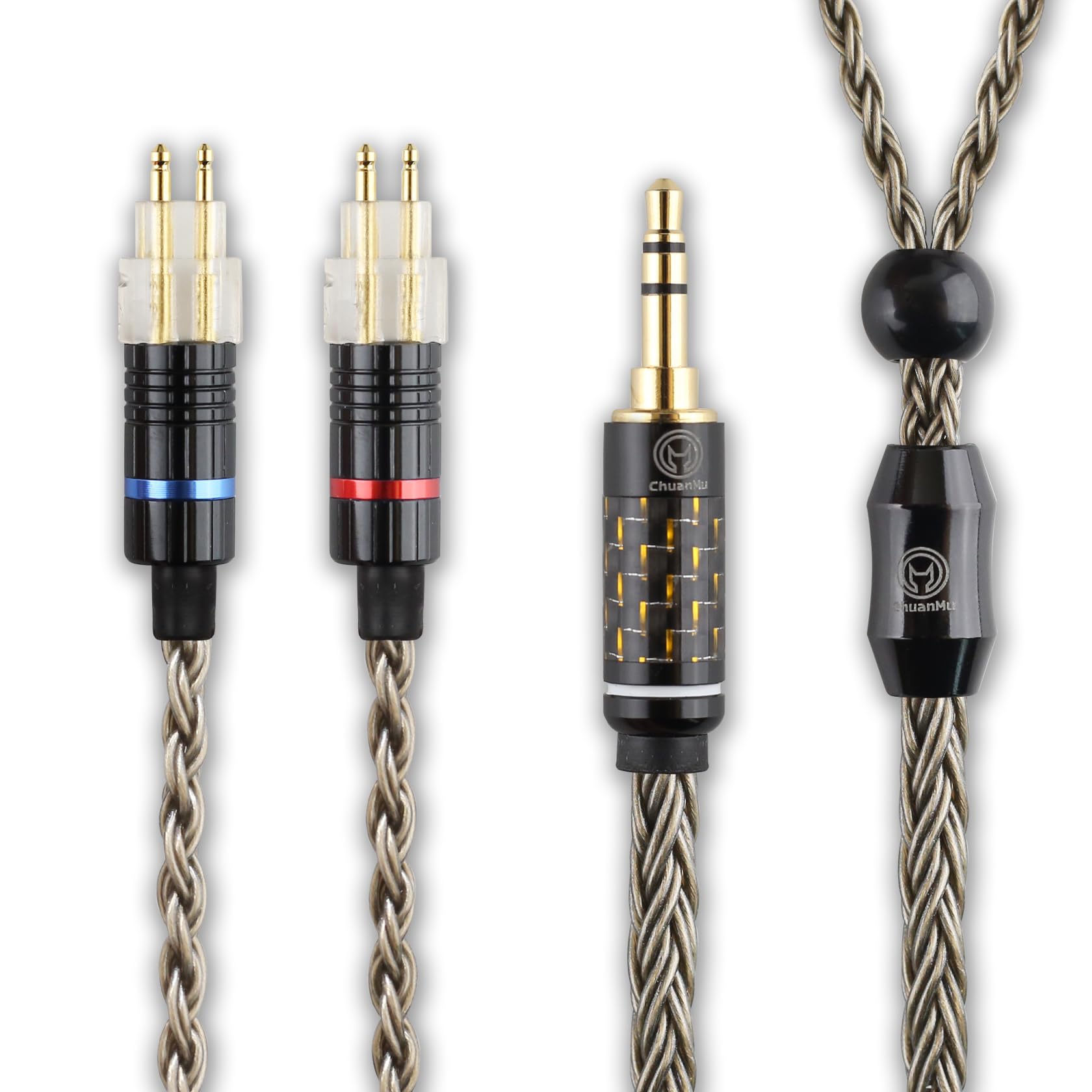 Amazon | 【川木】 HD650 用 リケーブル 16芯 銀メッキ導体 3.5mm オス