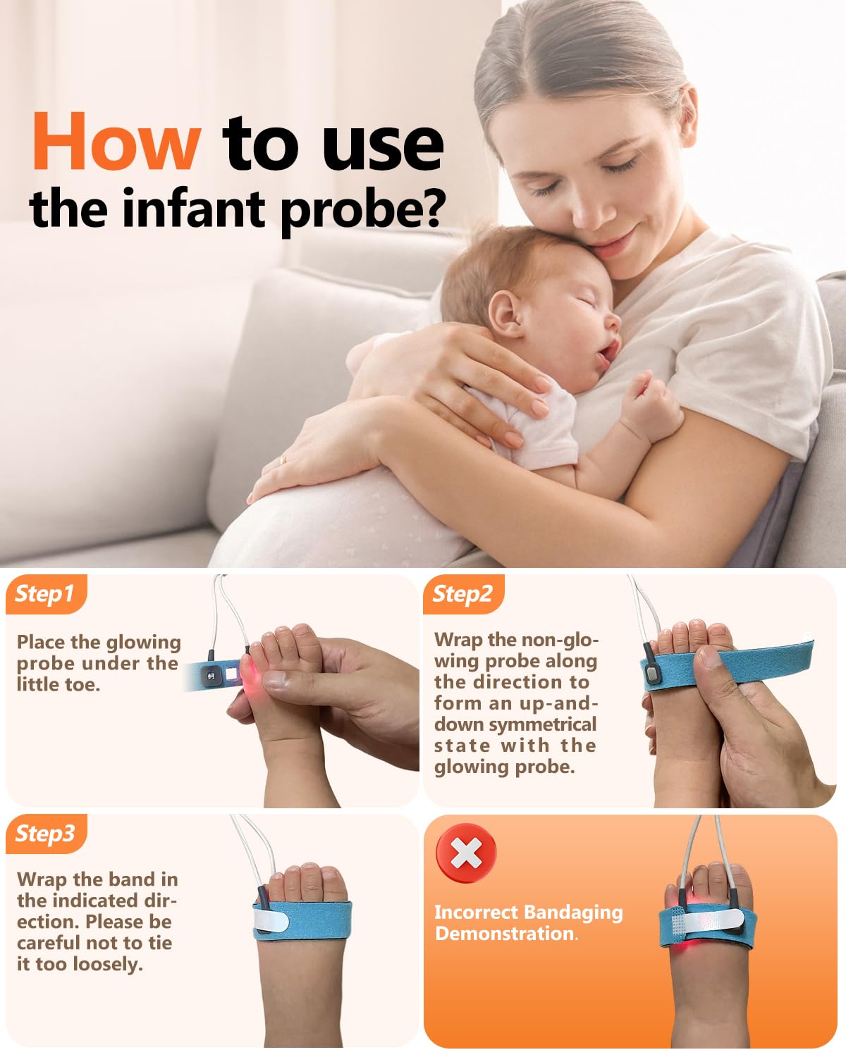 HealthTree Ossimetro Portatile per Bambini
