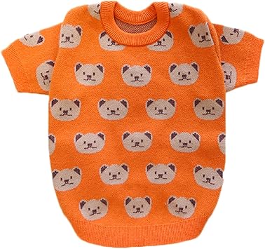 Amazon カワイイクマ犬のセーターオレンジ色の犬の服チワワのセーターポメラニアンフーディー冬の韓国風犬の服ペットの衣装 Orange Xxl 小さい仙女 服 アクセサリー 通販