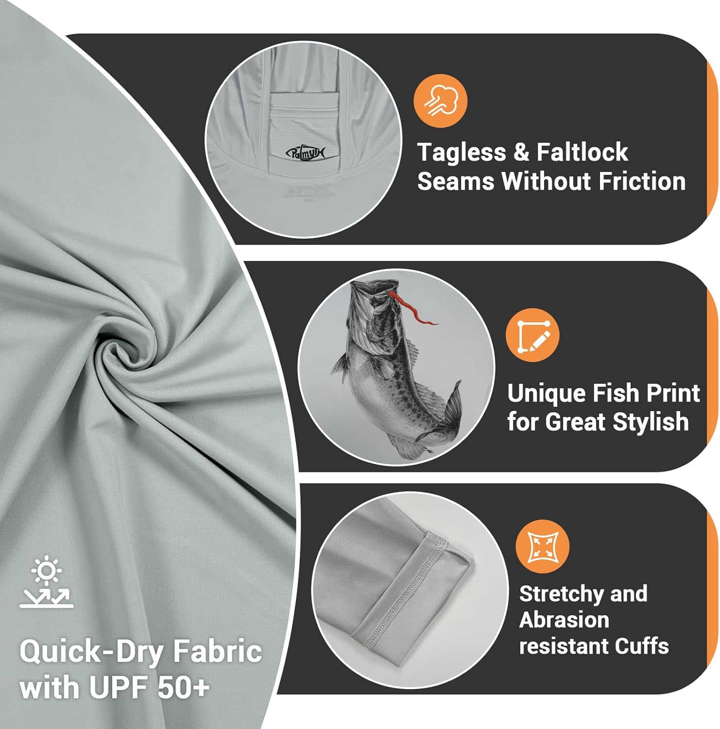 Palmyth Boys Fishing Shirt Youth Hoodie UPF 50+ Sun Protection Long Sleeve Hooded Shirts - Image 5