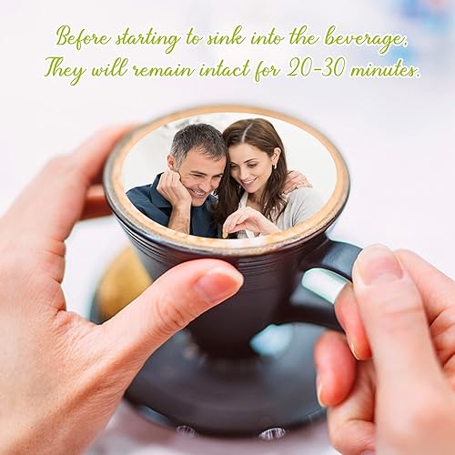 Miniatura 5 de Fotos comestibles personalizadas, adornos de bebida con foto personalizada (personalizado)
