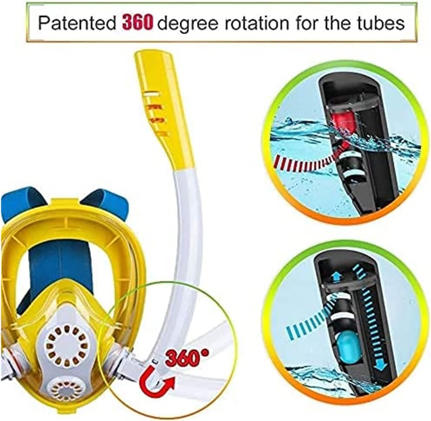 ダイビングマスク、ダイビングマスク シュノーケリングマスク 水中 曇り止め フルフェイス スイミング シュノーケル ダイビング用品