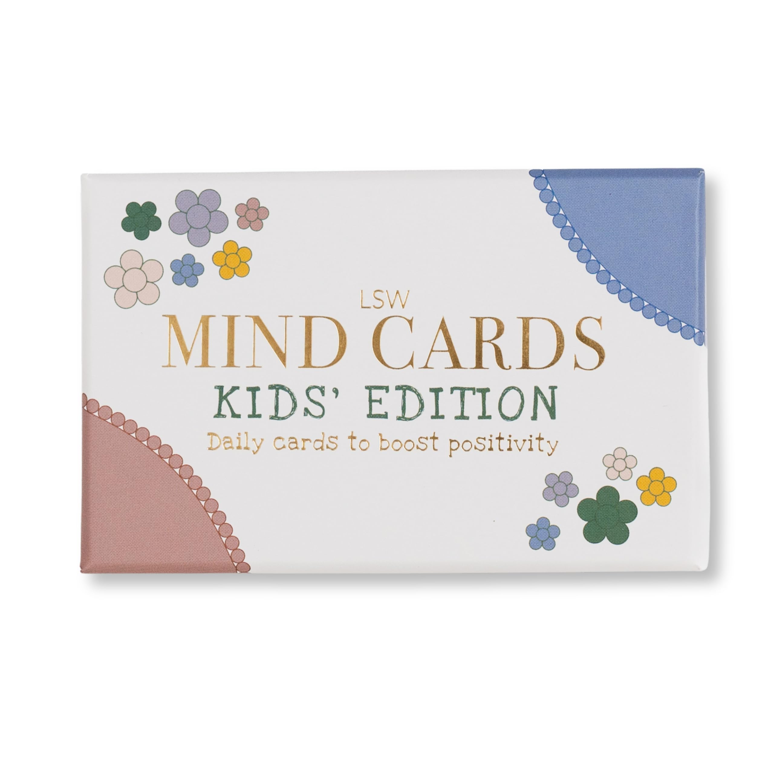 LSW London Mind Cards: Kids' Edition | 30 Daily Mindfulness & Gratitude Cards for Children | Screen Free Confidence & Positivity Gift for Emotional