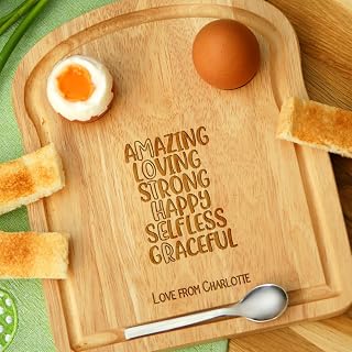 Personalised Engraved MOTHER'S Dippy Egg Toast Board for Kids Gift