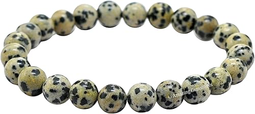 Miniatura 436 de Amazing Gemstone Pulsera de cristal para mujeres y hombres, pulsera de cristal curativo de protección, pulsera elástica con cuentas de piedras