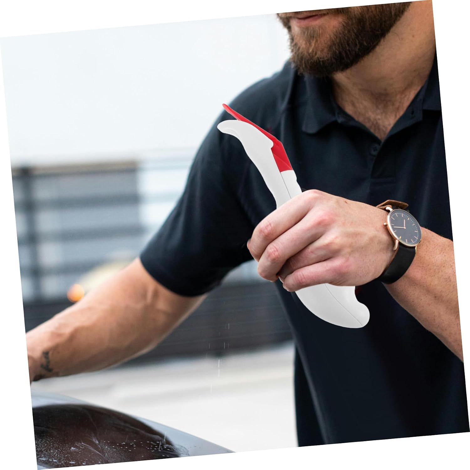 Automotive Vinyl Wrap Cutter Tool Lightweight Plastic Utility Knife for Precise Window Tinting and Car Film Application Protecting Paint and Glass Surfaces