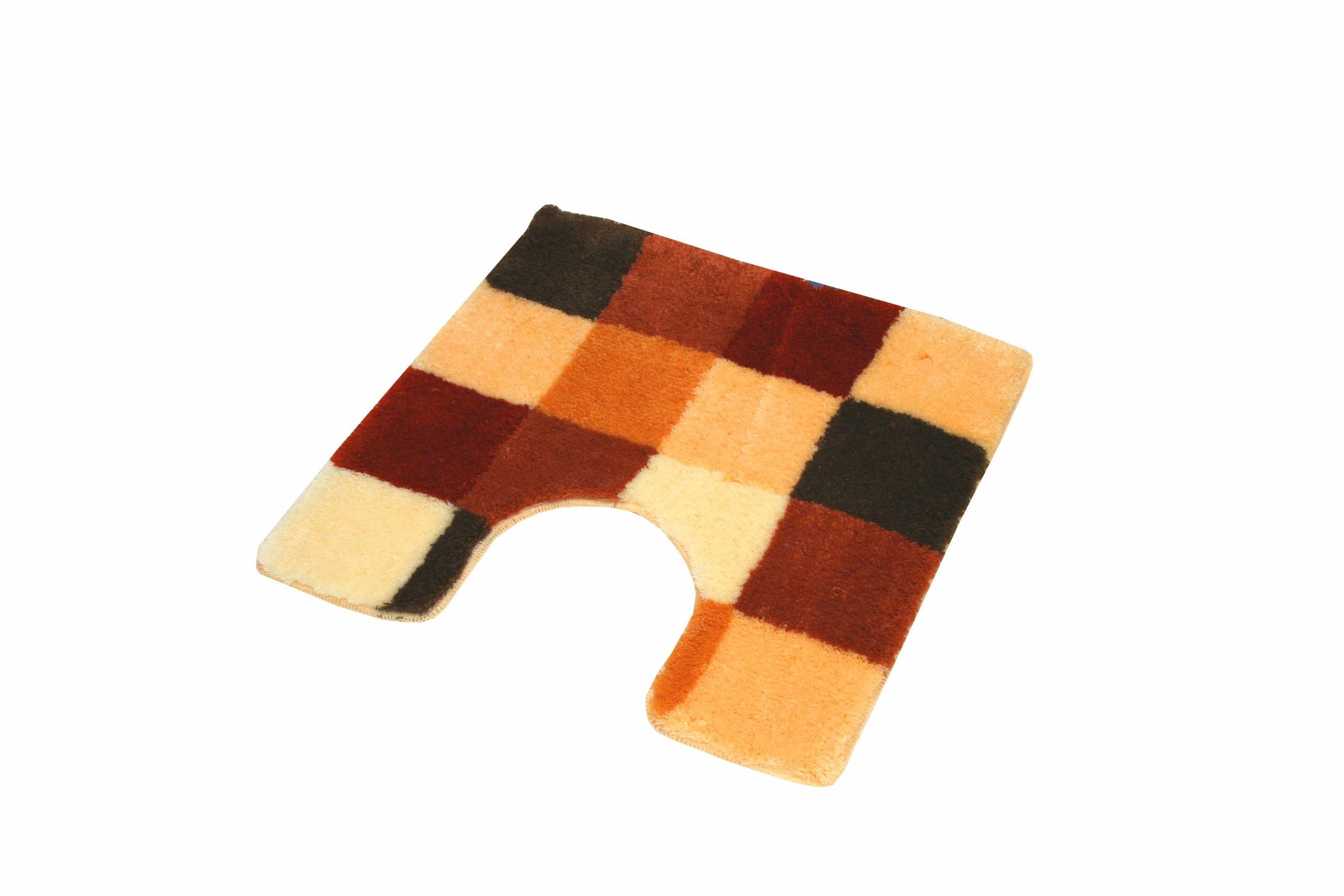 Kleine Wolke 5426322129 WC-Vorleger Caro 55 x 55 cm pfirsich