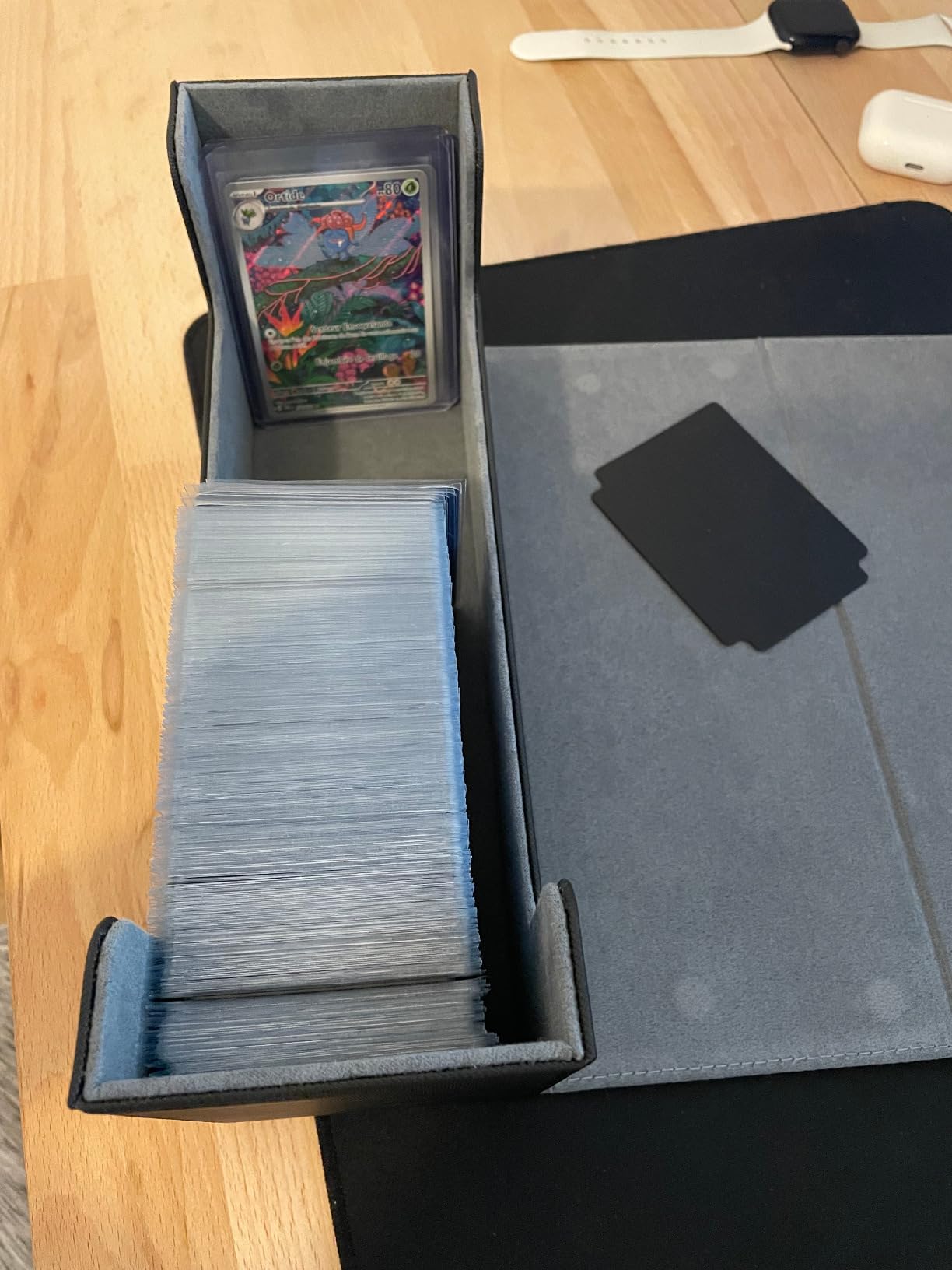 LALATOK 6x Deck Box Noir, Card Deck Case pour Cartes à Collectionner