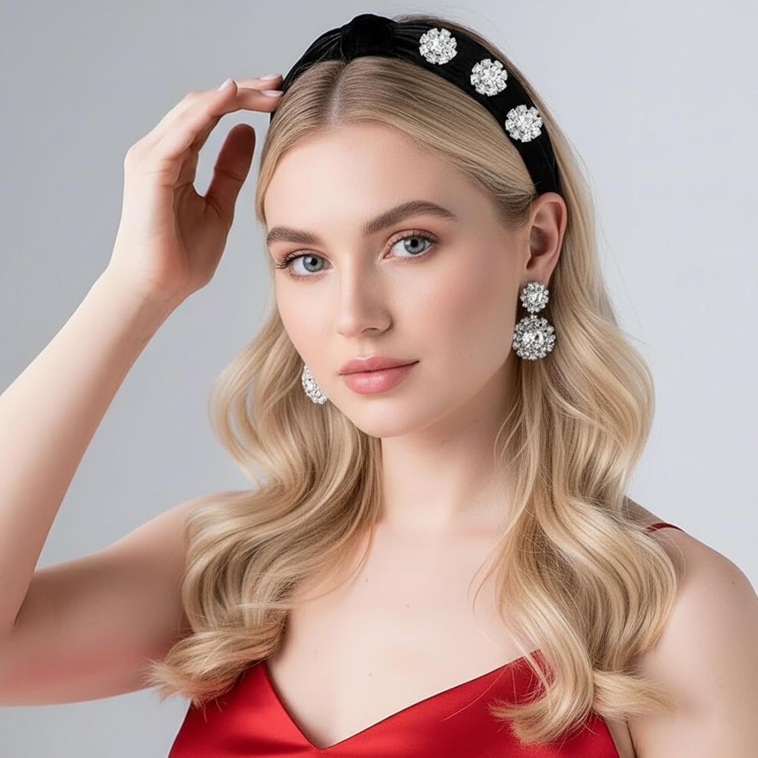 30Pcs Rhinestone Embellishments Flatback Buttons 12mm Sew on Rhinestones Gems Button Crystal Flower Flatback Silver Rhinestone Glass Buttons for DIY Jewelry Bridal Bouquets Clothing Shoes - Image 6