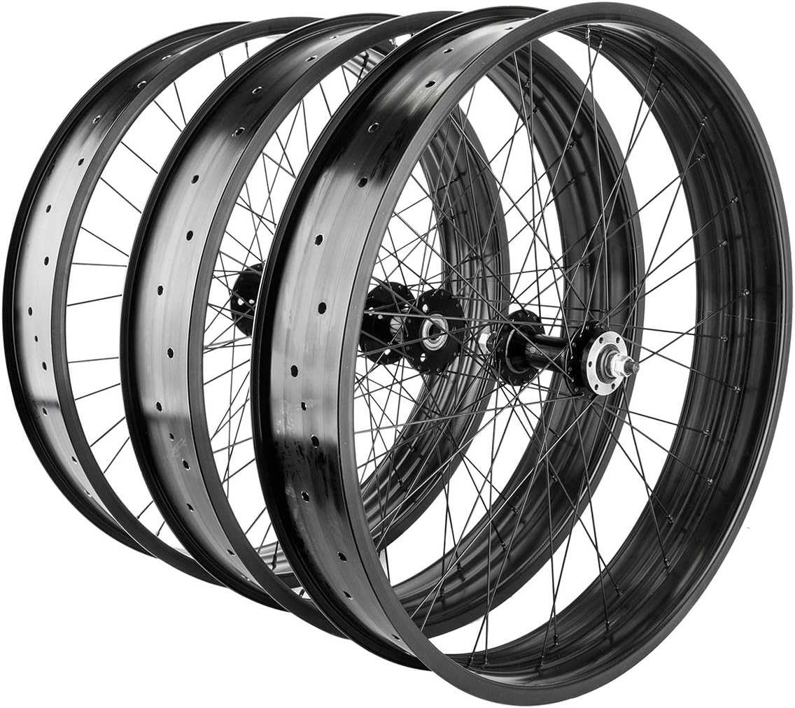 WheelMaster WHL SET 26x4.0 559x93 WEI DHL101 BK 36 ALY 3/8 BO 6B 135mm TRIKE BK DTI2.0BK