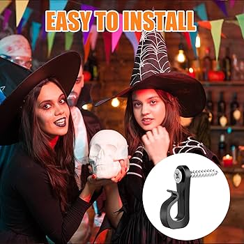 Mriuuod 60 Pack Screw-in Square Snap Hanging Hook, Small Screw Hooks For Hanging