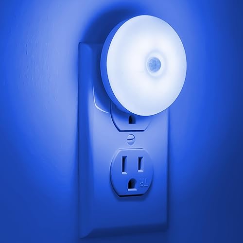 Miniatura 9 de myCozyLite Luz nocturna roja con sensor de movimiento, luz roja para dormir, luces nocturnas enchufables a la pared, encendido y apagado automático,