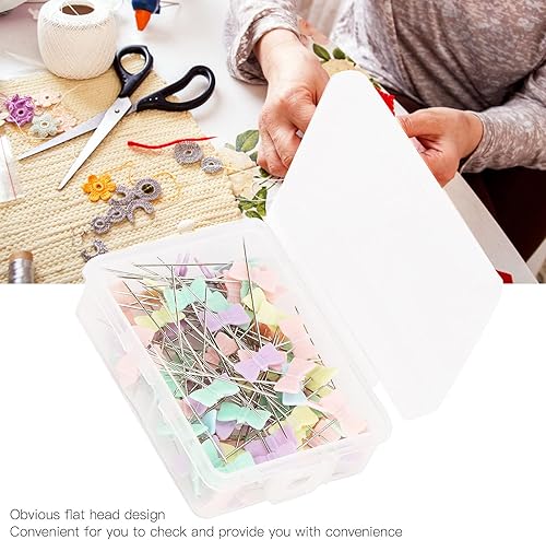Miniatura 5 de Alfileres planos 100 piezas de botón de mariposa para pajarita Costura para costura proyecto de costura para manualidades 3