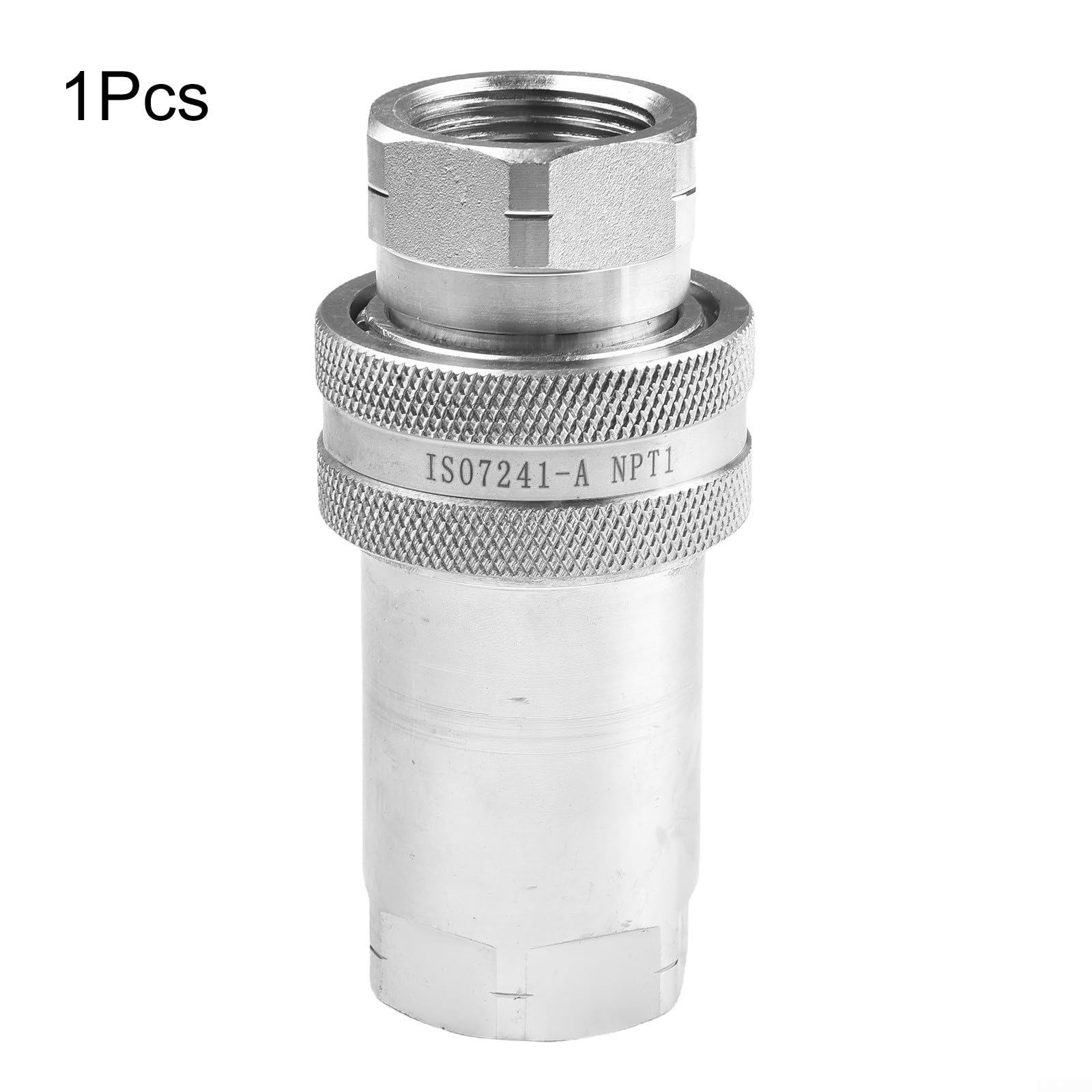 Connettore a innesto rapido ISO con filettatura NPT per trattori ed escavatori (da 1/4 a 3/4") (NPT-1)