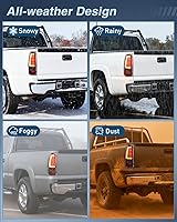 Vista 113 de Nilight Conjunto de faros delanteros Led DRL para Chevy Silverado Avalanche 2003 2004 2005 2006 Chevy Silverado Avalanche 1500 2500 3500/2007