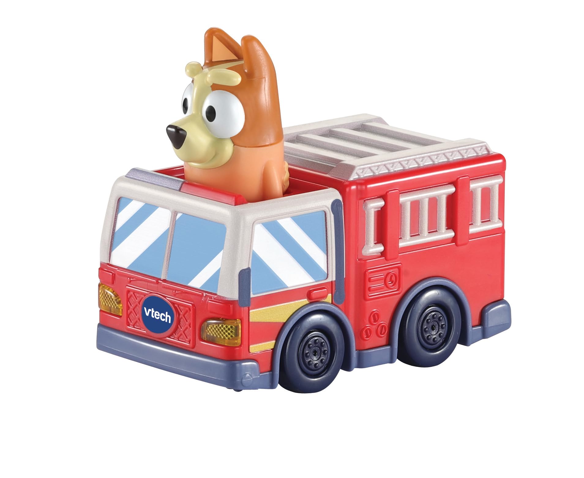VTech Toot-Toot Drivers Bingo Fire Truck, Interactive Toddler Toy for Pretend Play with Lights and Sounds, Bluey Toy Car, Suitable for Ages 12 Months, 2, 3, 4 Years Plus, English Version