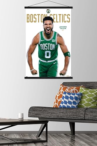 Miniatura 9 de Trends International NBA Boston Celtics - Póster de pared de la serie 23 de Jayson Tatum con marco magnético