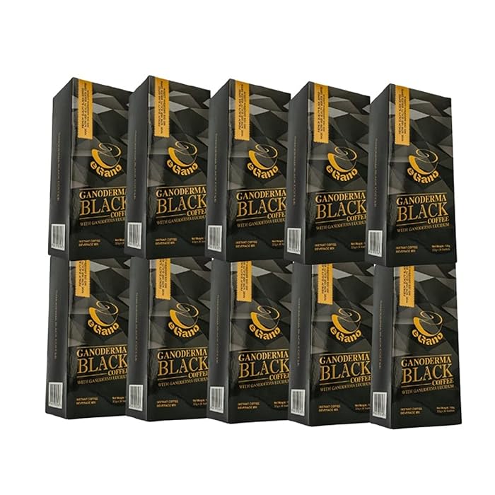 Buy 10 Boxes eGano Premium Ganoderma Black Coffee Café Noir Instant Coffee With Ganoderma