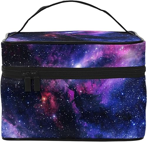 Miniatura 5 de ILEABEC Bolsa de maquillaje de viaje para mujer, bolsas de cosméticos grandes, bolsa organizadora de maquillaje portátil, bolsa de aseo de