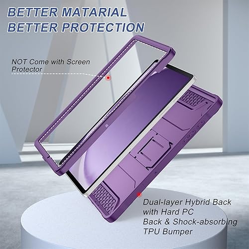 Miniatura 5 de Soke Funda para Samsung Galaxy Tab A9 Plus 2023, con soporte incorporado, funda protectora resistente a prueba de golpes para tableta Galaxy Tab A9+