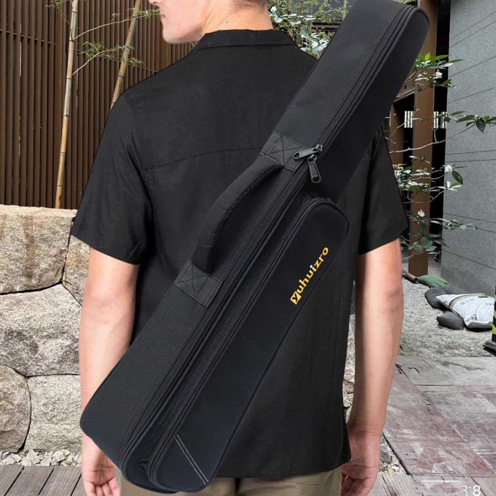 Perfeclan Étui pour clarinette pour Saxophone Soprano, étui droit pour Saxophone Soprano, protection étanche avec poignée, sac de transport pour la Performance, noir